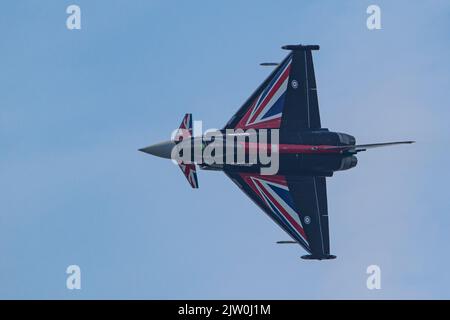 RAF Eurofighter Typhoon auf der Blackpool Air Show 2022 Stockfoto