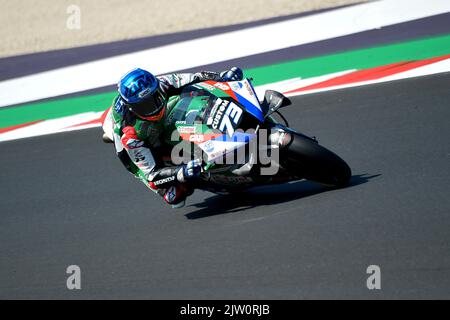 Misano Adriatico, Italien. 02. September 2022. Marquez Alex Honda während des Gran Premio di San Marino e della Riviera di Rimini Free Practice Moto GP, MotoGP World Championship in Misano Adriatico, Italy, September 02 2022 Credit: Independent Photo Agency/Alamy Live News Stockfoto