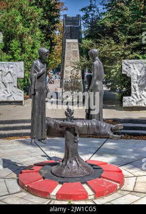 Denkmal der heldenhaften Verteidigung von Odessa, Ukraine Stockfoto