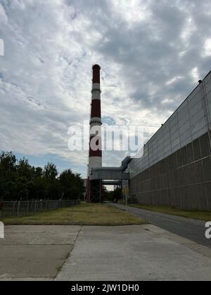 Saporischschschja, Saporischschschja, Ukraine. 2. September 2022. Handout-Foto vom 1. September 2022 zeigt das Kernkraftwerk Zaporizhzhya in der Ukraine. (Bild: © IAEA/ZUMA Press Wire) Bild: ZUMA Press, Inc./Alamy Live News Stockfoto