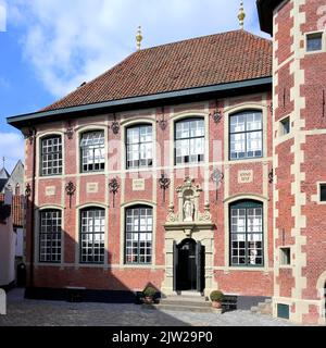 St. Elisabeth Beguinage, Kortrijk, Flandern, Belgien Stockfoto