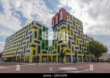 University Square, Studentenunterkunft für University of Essex Southend on Sea, Großbritannien. September 2022 Stockfoto