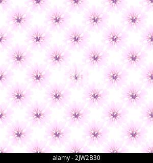 Rosa Blumenmuster nahtlose Muster, Vector Illustration Stockfoto