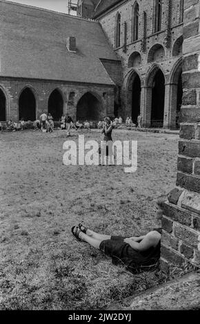 DDR, Chor, 14. 06. 1983, Sommerkonzert, im Kloster Chorin Stockfoto