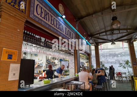 Mercado de Triana, Sevilla Stockfoto