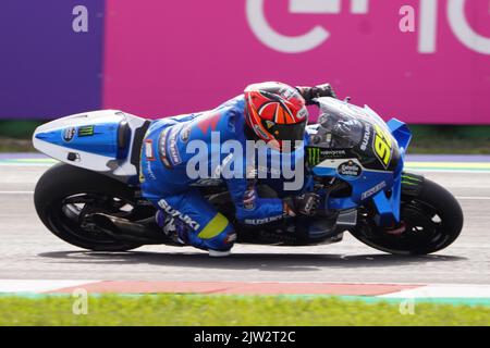 Misano Adriatico, Italien. 02. September 2022. Kazuki Watanabe während des freien Trainings - Gran Premio di San Marino e della riviera di Rimini 2-3-4 Settembre 2022, Misano Adriatico 2 Settembre 2022. Kredit: Unabhängige Fotoagentur/Alamy Live Nachrichten Stockfoto