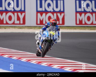 Misano Adriatico, Italien. 02. September 2022. Kazuki Watanabe während des freien Trainings - Gran Premio di San Marino e della riviera di Rimini 2-3-4 Settembre 2022, Misano Adriatico 2 Settembre 2022. Kredit: Unabhängige Fotoagentur/Alamy Live Nachrichten Stockfoto