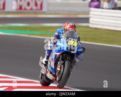 Misano Adriatico, Italien. 02. September 2022. Kazuki Watanabe während des freien Trainings - Gran Premio di San Marino e della riviera di Rimini 2-3-4 Settembre 2022, Misano Adriatico 2 Settembre 2022. Kredit: Unabhängige Fotoagentur/Alamy Live Nachrichten Stockfoto