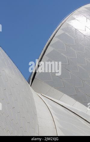 Nahaufnahme des Opernhauses von Sydney Stockfoto