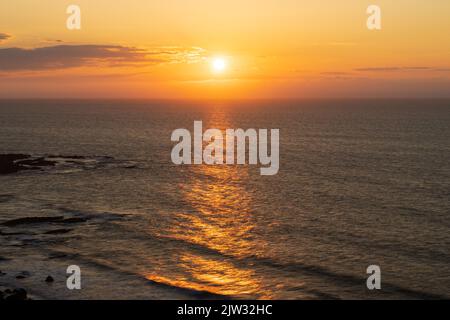 Sunset, Gullane, East Lothian, Schottland Stockfoto