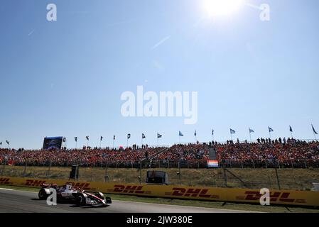 Guanyu Zhou (CHN) Alfa Romeo F1 Team C42. Großer Preis der Niederlande, Samstag, 3.. September 2022. Zandvoort, Niederlande. Stockfoto