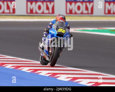 Misano Adriatico, Italien. 02. September 2022. Kazuki Watanabe während des freien Trainings - Gran Premio di San Marino e della riviera di Rimini 2-3-4 Settembre 2022, Misano Adriatico 2 Settembre 2022. Kredit: Unabhängige Fotoagentur/Alamy Live Nachrichten Stockfoto