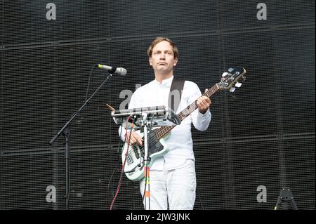 Caribou beim Connect Festival , Royal Highland Centre Edinburgh am 27.. August 2022 Stockfoto