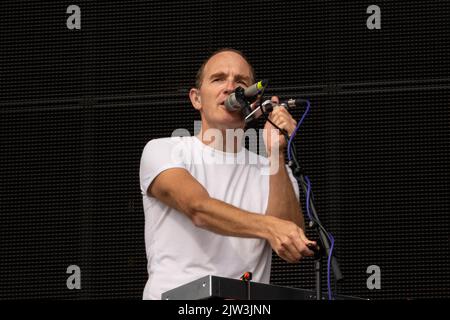 Caribou beim Connect Festival , Royal Highland Centre Edinburgh am 27.. August 2022 Stockfoto