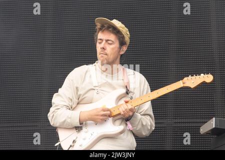 Caribou beim Connect Festival , Royal Highland Centre Edinburgh am 27.. August 2022 Stockfoto