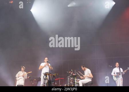 Caribou beim Connect Festival , Royal Highland Centre Edinburgh am 27.. August 2022 Stockfoto