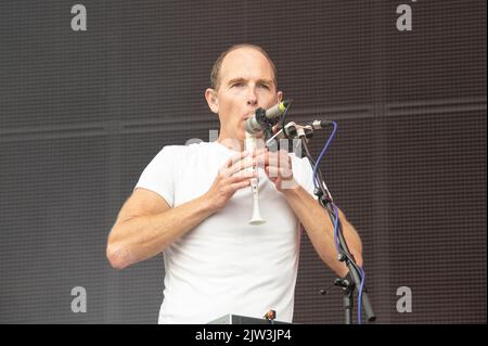 Caribou beim Connect Festival , Royal Highland Centre Edinburgh am 27.. August 2022 Stockfoto