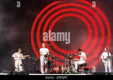 Caribou beim Connect Festival , Royal Highland Centre Edinburgh am 27.. August 2022 Stockfoto