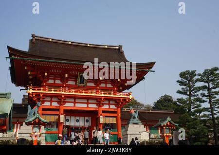 Fushimi-Inari-Schrein in Kyoto, Japan Stockfoto