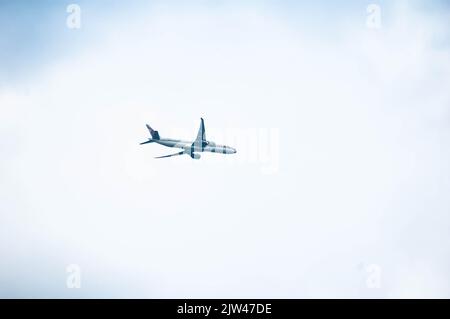 ELSTREE, ENGLAND - 17. Oktober 2021: Flugzeug am Londoner Elstree-Flugplatz Stockfoto