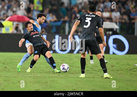 Stadio Olimpico, Rom, Italien. 3. September 2022. Italienische Serie A Fußball, SS Lazio gegen Neapel; Mario Rui von SSC Napoli Credit: Action Plus Sports/Alamy Live News Stockfoto