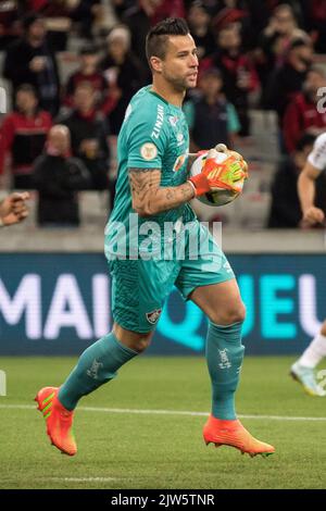 Curitiba, Brasilien. 03. September 2022. PR - Curitiba - 09/03/2022 - BRASILIANISCHER A 2022, ATHLETICO PR X FLUMINENSE - Fluminense Spieler während eines Spiels gegen Athletico-PR im Stadion Arena da Baixada für die brasilianische Meisterschaft A 2022. Foto: Robson Mafra/AGIF/Sipa USA Quelle: SIPA USA/Alamy Live News Stockfoto