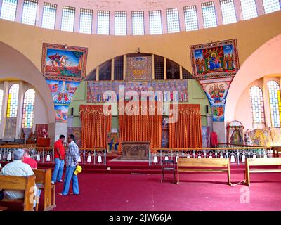 Die alte orthodoxe Kirche in Axum, Äthiopien Stockfoto