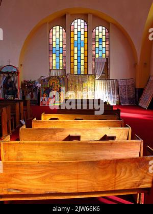 Die alte orthodoxe Kirche in Axum, Äthiopien Stockfoto