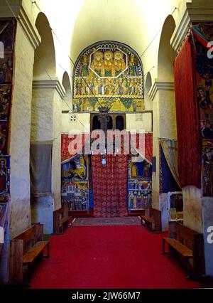 Die alte orthodoxe Kirche in Axum, Äthiopien Stockfoto