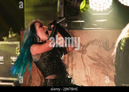 ARCH ENEMY Cabaret Aleatoire, Marseille, FRANKREICH, 11/06/2018 Florent 'MrCrash' B. Stockfoto