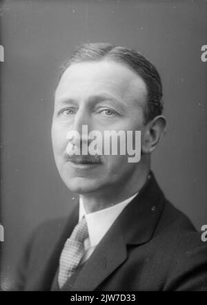 Porträt von Alphert Baron Schimmelpenninck van der Oye (1880-1943), Bürgermeister der Gemeinde Doorn von 1909 bis? Stockfoto