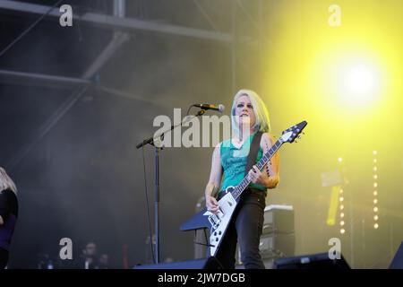 L7 HELLFEST, Clisson, FRANKREICH, 23/06/2018 Florent 'MrCrash' B. Stockfoto