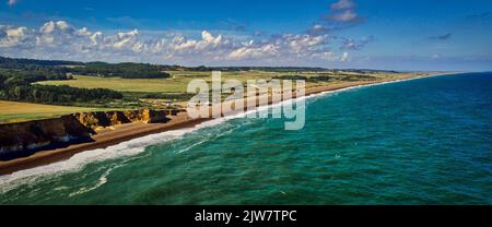 Weybourne Beach Norfolk Stockfoto