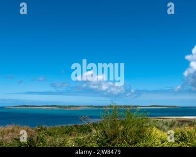 Küste von St. Mary's, Isles of Scilly, Cornwall, England, Großbritannien. Stockfoto