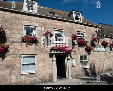 The Atlantic Inn, Hugh Town, St Mary's, Isles of Scilly, Cornwall, England, Großbritannien. Stockfoto