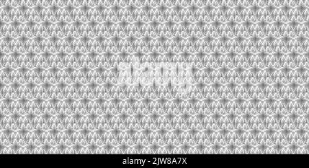 Dunkelschwarz monochrom geometrisches Gitter Pixel Art Stil Hintergrund moderne schwarz-weiße abstrakte Mosaik-Textur Stockfoto