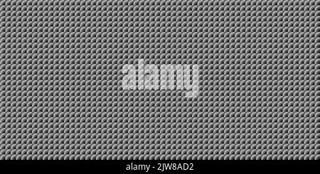 Dunkelschwarz monochrom geometrisches Gitter Pixel Art Stil Hintergrund moderne schwarz-weiße abstrakte Mosaik-Textur Stockfoto