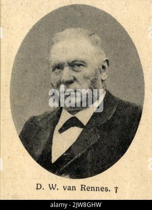 Das Ende von Abkoude. Stockfoto