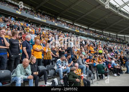 Allgemeine Ansicht des MKM-Stadions während des Sky Bet Championship-Spiels Hull City gegen Sheffield United im MKM-Stadion, Hull, Großbritannien, 4.. September 2022 (Foto von James Heaton/Nachrichtenbilder) Stockfoto