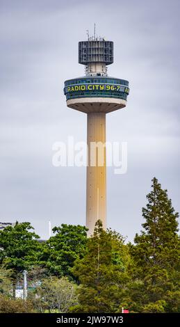 St Johns Beacon Viewing Gallery im Radio Tower Liverpool - LIVERPOOL, Großbritannien - 16. AUGUST 2022 Stockfoto