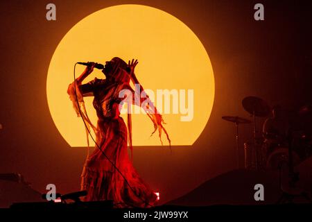 Biddinghuizen, Niederlande 19. august 2022 Aurora live beim Lowlands Festival 2022 © Roberto Finizio/ Alamy Stockfoto