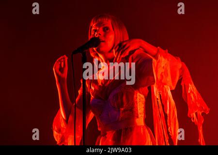 Biddinghuizen, Niederlande 19. august 2022 Aurora live beim Lowlands Festival 2022 © Roberto Finizio/ Alamy Stockfoto