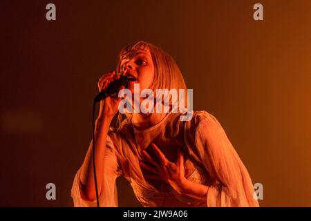 Biddinghuizen, Niederlande 19. august 2022 Aurora live beim Lowlands Festival 2022 © Roberto Finizio/ Alamy Stockfoto