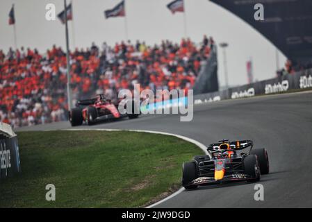 Max Verstappen (NLD) Red Bull Racing RB18. Großer Preis von Holland, Sonntag, 4.. September 2022. Zandvoort, Niederlande. Stockfoto