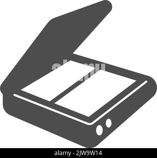 Vorlage für das Design der Scannersymbole Stock Vektor