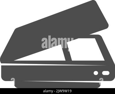 Vorlage für das Design der Scannersymbole Stock Vektor