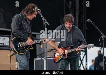 Bristol, Großbritannien. 4. September 2022. Vergeistigte Aufführung am 2. Tag beim Forwards Festival, Clifton Downs Park, Bristol 2022. Kredit: Gary Stafford/Alamy Live Nachrichten Stockfoto