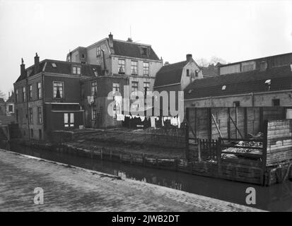 Blick in den Garten des Schlosses Amerongen (Drostestraat) in Amerongen. Stockfoto