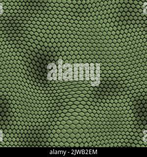 Alligator-Hautstruktur. Nahtloses Muster aus Krokodil, tropischem Wildreptil, grünem Wassertier. Krokodilmuster Haut Illustration, Textur backgrou Stock Vektor