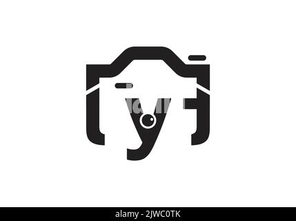 LYT Initial Camera Photography Letter lyt Logo Design Vektor Vorlage l y t Letter Logo Design Stock Vektor